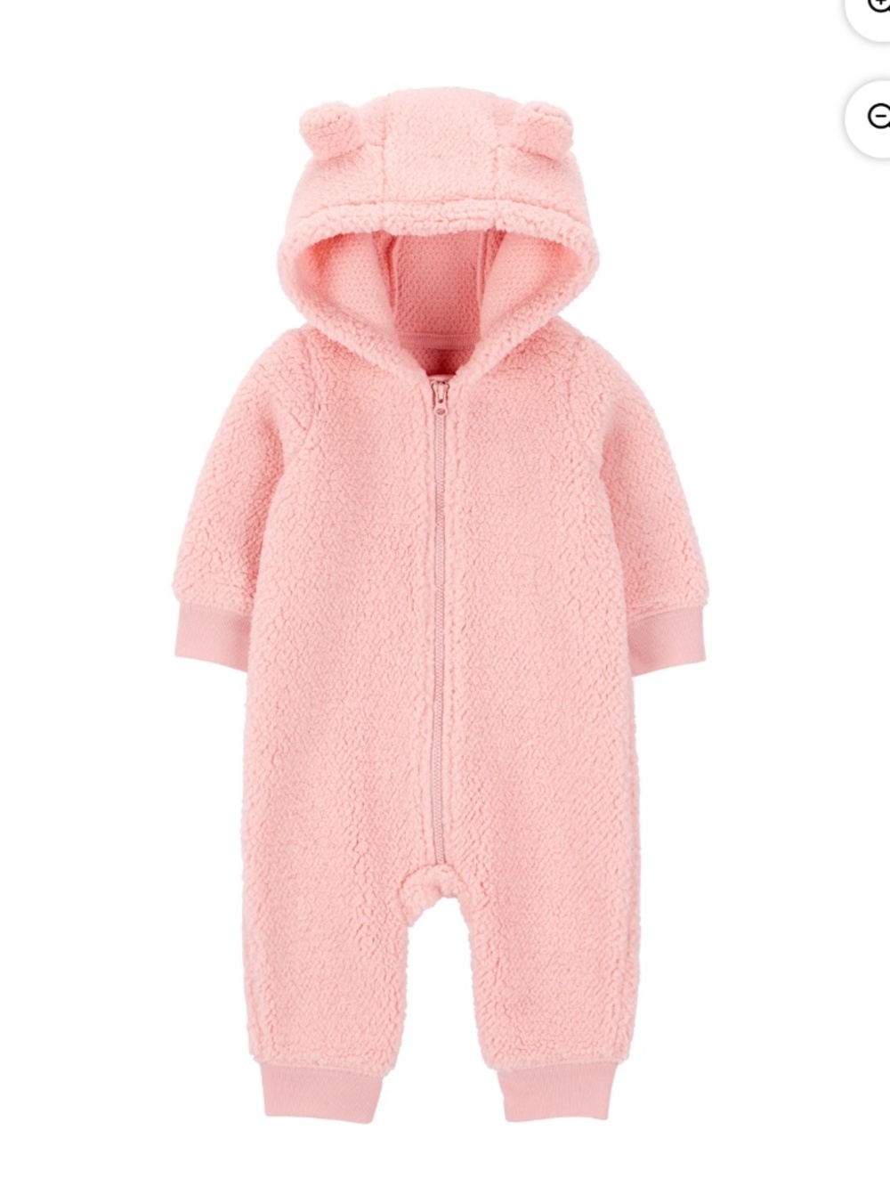 Carter's Warm Sherpa Jumpsuit 24m